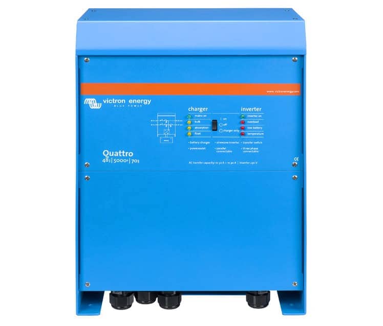 Inversor/cargador Quattro 48/5000/70-100/100 230v Ve.bus 1 Inversor/cargador Quattro 48/5000/70-100/100 230v Ve.bus