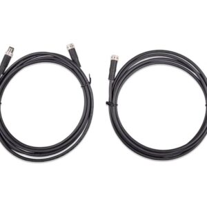 M8 Male To Female 3 Pole 5 M (Bag Of 2)