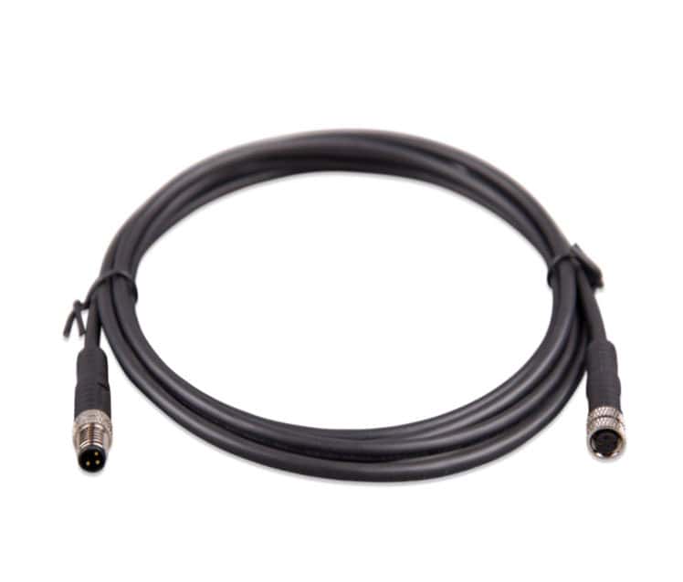 M8 Male To Female 3 Pole 2 M (Bag Of 2)