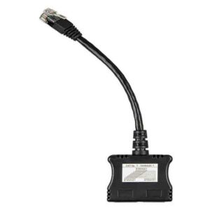 Rj45-splitter 1xrj45 Male/15cm Cable/2xrj45 Female