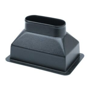 PLENUM DE TRANSICIÓN 152x102 MM (6'x4') RESPALDO DE ANILLO MOLDEADO Ø127MM (5')