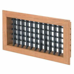 PARRILLA DE SUMINISTRO DE AIRE DE 2 VÍAS 254x127 MM (10 "x5") CON MARCO DE TEJA