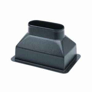 PLENUM DE TRANSICIÓN 254x102 MM (10'x4') RESPALDO DE ANILLO MOLDEADO Ø127 MM (5')