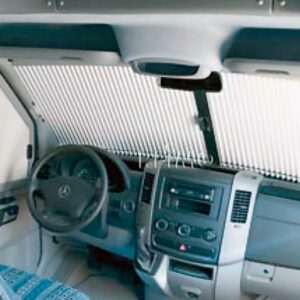 Persiana para Ventana Delantera Sprinter III a Partir de 2007 gris (con base de espejo en ángulo)