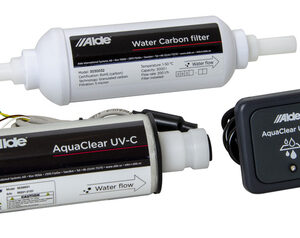 Juego de filtración de agua - ALDE Aqua Clear UV-C LED + juego de filtración de carbón incl. panel LED